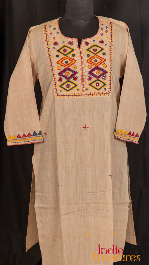 Lambani hand-embroidered readymade Kurti