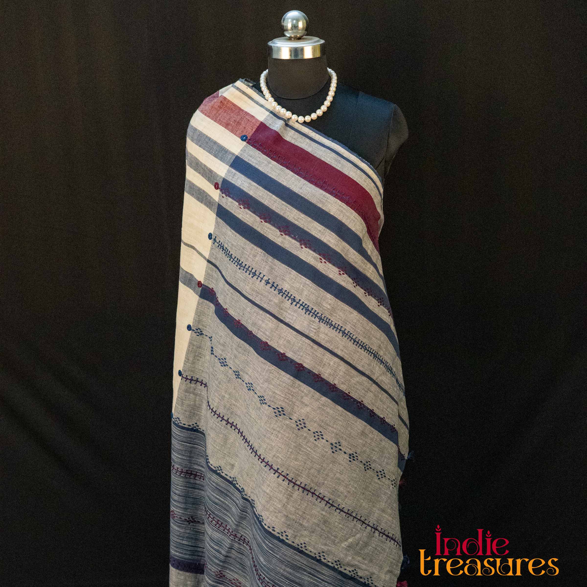 Khadi Cotton with Lambani Embroidery - Image 4