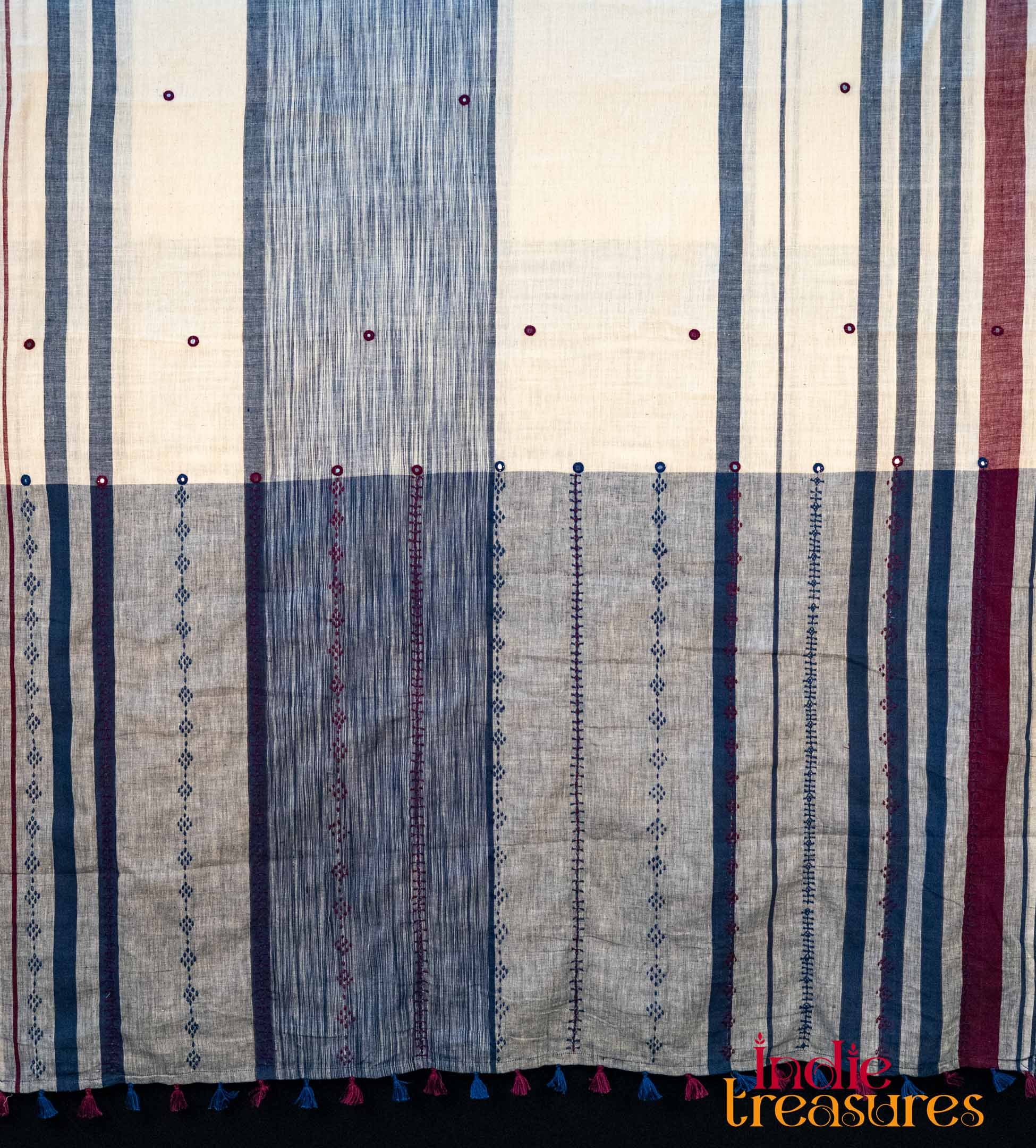 Khadi Cotton with Lambani Embroidery