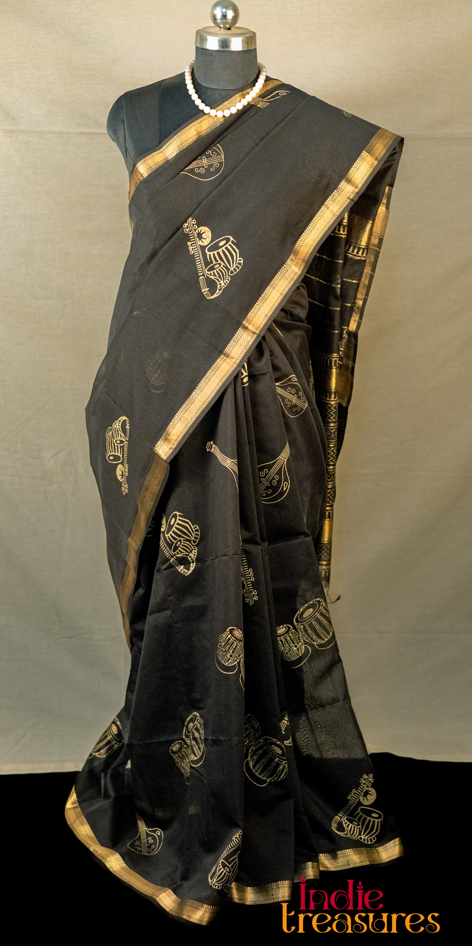 Handblock Prints on Maheshwari Silk Cotton - Image 3