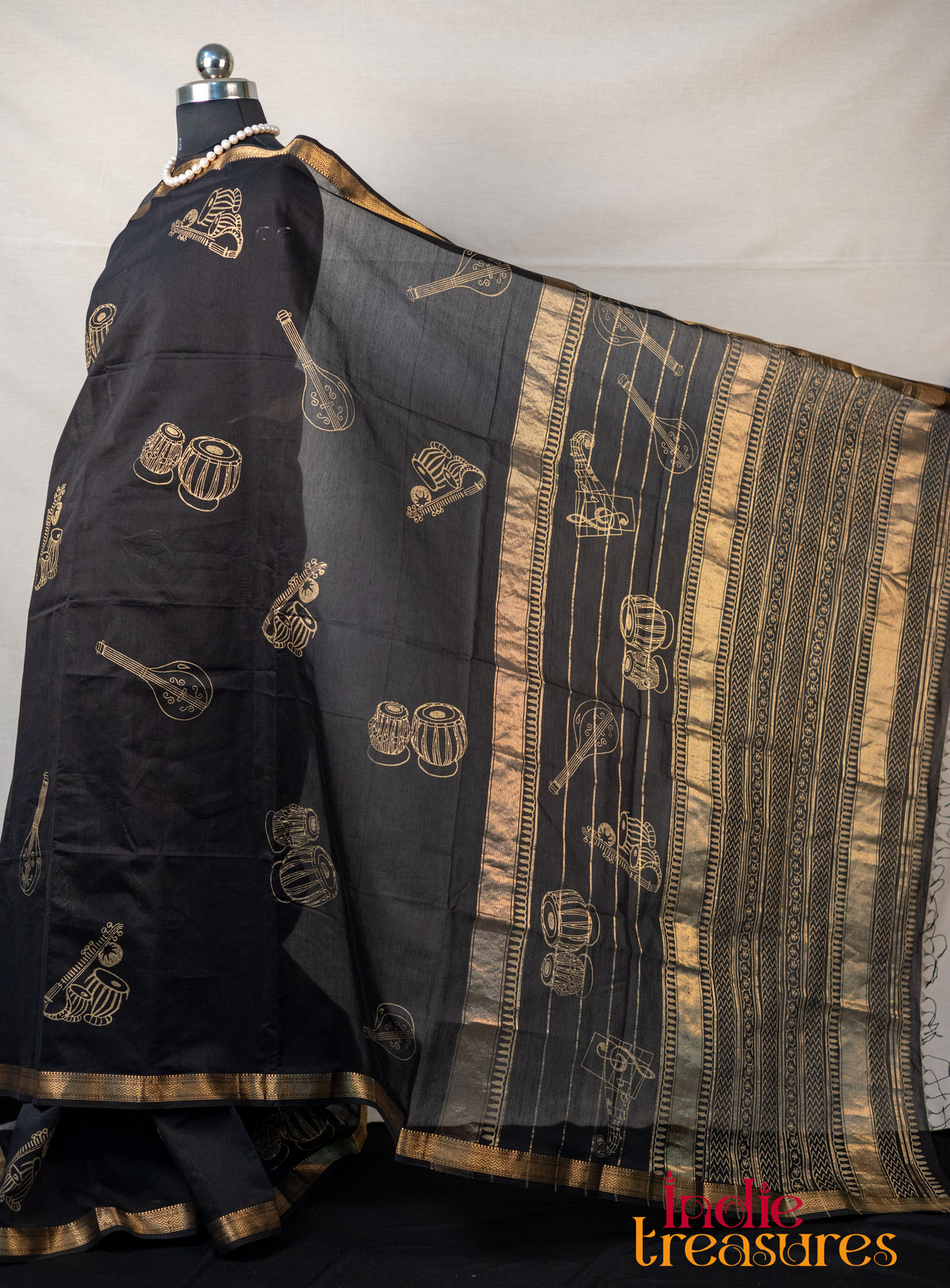 Handblock Prints on Maheshwari Silk Cotton - Image 4